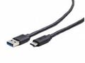 Gembird kábel USB 3.0 (AM) na USB 3.1 (CM), 3 m, č