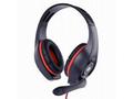GEMBIRD sluchátka s mikrofonem GHS-05-B, gaming, č