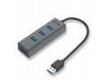 i-tec USB HUB METAL, 4 porty, USB 3.0, pasivní, ko