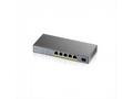 Zyxel GS1350-6HP, 6 Port managed CCTV PoE switch, 