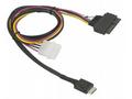 Supermicro 75cm OCuLink to PCIE U.2 with Power Cab