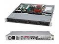 SUPERMICRO 1U chassis 4x 3,5" HS SAS, SATA, 350W (