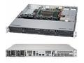 SUPERMICRO 1U chassis 4x 3,5" HS SAS, SATA (12G), 