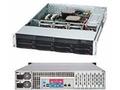 SUPERMICRO 2U chassis 8x 3,5" HS SAS3, SATA, 2x800