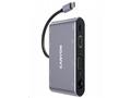 CANYON replikátor portů DS-14 8v1, 1xUSB-C PD 100W