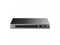 TP-Link LS1210GP Switch 1x GLAN, 8x GLAN s PoE+, 1
