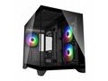 COUGAR PC skříň FV150 RGB Black Mini tower (poškoz