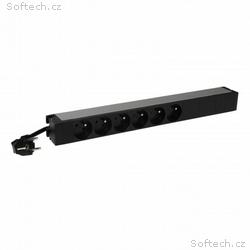 LEGRAND PDU Základní, 1U-19", výstup 6x 230V (CZ, 