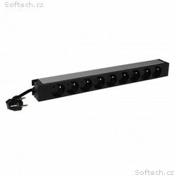 LEGRAND PDU Základní, 1U-19", výstup 9x 230V (CZ, 