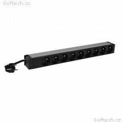 LEGRAND PDU Základní, 1U-19", výstup 9x 230V (CZ, 