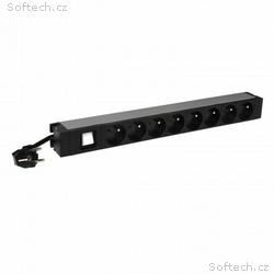 LEGRAND PDU Základní, 1U-19", výstup 8x 230V (CZ, 