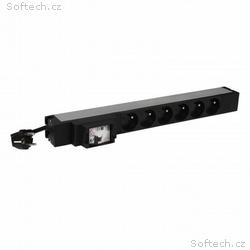 LEGRAND PDU Základní, 1U-19", výstup 6x 230V (CZ, 