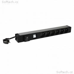 LEGRAND PDU Základní, 1U-19", výstup 6x 230V (CZ, 