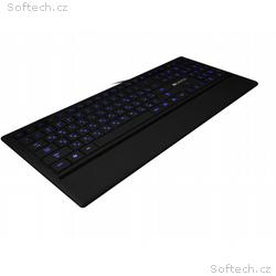 CANYON podsvícená pogumovaná USB klávesnice, tenká