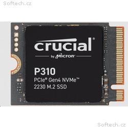 Crucial P310, 2TB, SSD, M.2 NVMe, Černá, 5R