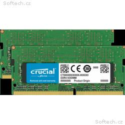 Crucial, SO-DIMM DDR4, 64GB, 3200MHz, CL22, 2x32GB