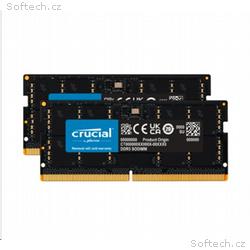 Crucial, SO-DIMM DDR5, 96GB, 5600MHz, CL46, 2x48GB