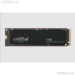 Crucial T700, 4TB, SSD, M.2 NVMe, Černá, 5R