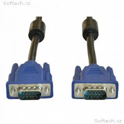 Akyga VGA kabel 15M, 15M 1.8m 2xferrit
