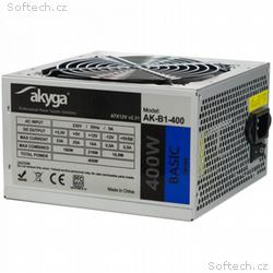 Akyga ATX Zdroj 400W Basic ventiláror 120mm P4 3xS