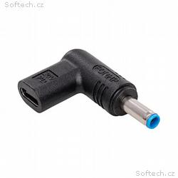 Akyga adaptér pro notebooky USB-C, 4.5 x 3.0 mm + 