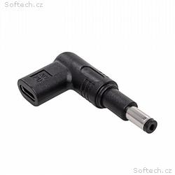 Akyga adaptér pro notebooky USB-C, 4.8 x 1.7 mm