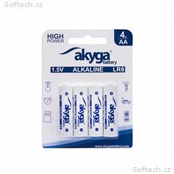 Akyga alkalická baterie AA LR6 Zn-MnO2, 1.5V, 3050