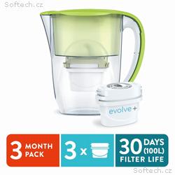 AQUA OPTIMA - Filtrační konvice Oria zelená + 3x f