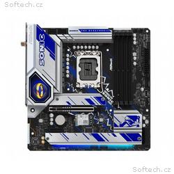 MB Asrock B760M PG SONIC WIFI, LGA1700, 4xDDR5, M.