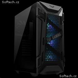 ASUS TUF GAMING GT301 case ATX Black, AURA LED fan