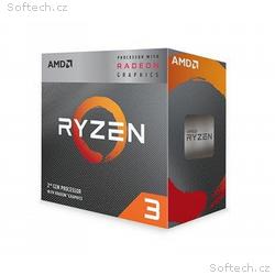 AMD Ryzen 3 4C, 4T 3200G (3.6GHz, 6MB, 65W, AM4), 