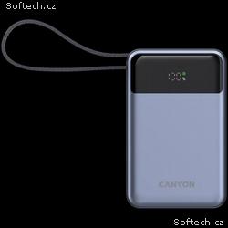 CANYON Power Bank PB-600, 20000mAh PD65W, dark gre