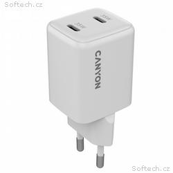 CANYON charger CU35CC GaN 35W 2xPD EU White