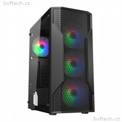 COUGAR PC skříň MX110 RGB Black (system build vers