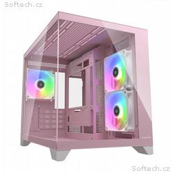 COUGAR PC skříň FV150 RGB Pink Mini tower