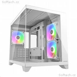 COUGAR PC skříň FV150 RGB White Mini tower