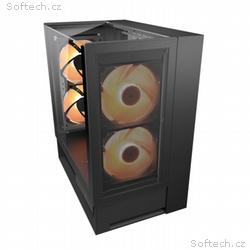 COUGAR PC skříň OMNYX Black Mid Tower Mesh Front P
