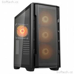 COUGAR PC skříň UNIFACE RGB Black Mid Tower Mesh F