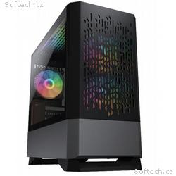 COUGAR PC skříň MG140 Air RGB Black Mini Tower Air