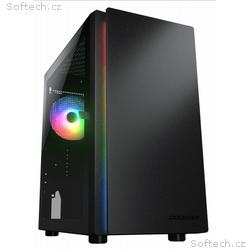COUGAR PC skříň Purity RGB Black Mini Tower TG Fro