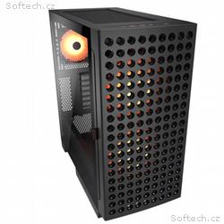 COUGAR PC skříň AIRFACE ECO RGB Black Mid Tower Ai