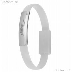 Akyga adaptér USB-A, USB type C 23cm, ABS, bílá