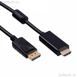 Akyga Kabel DisplayPort (M), HDMI 2.0 (M), 1,8m