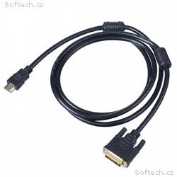 Akyga Kabel HDMI 1.4 (M), DVI 24+1 (M), 1,8m