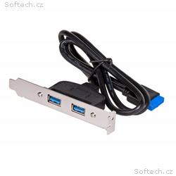 Akyga 2xUSB 3.0 ATX Kryt, 40cm