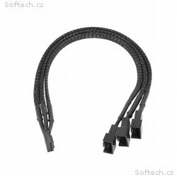 Akyga adapter 4-pin PWM, 2x 4-pin, 1x 3-pin