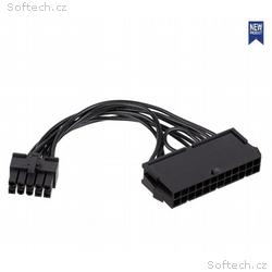 Akyga adaptér s kabelem 24 pin (f), 10 pin (m) 10c