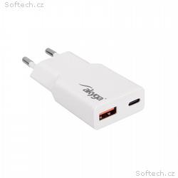 Akyga USB Nabíječka AK-CH-27 USB-A + USB-C PD 5-20