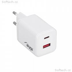 Akyga USB Nabíječka AK-CH-28 USB-A + USB-C PD 5-21