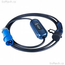 Akyga Kabel pro elektromobily CEE 3-pin Type2 LCD 